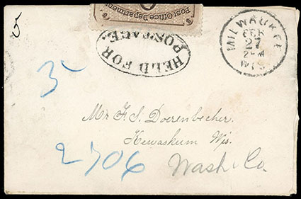 Schuyler J. Rumsey Philatelic Auctions Sale - 110 Page 37